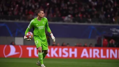 Lunin pomija trening Realu Madryt z powodu urazu