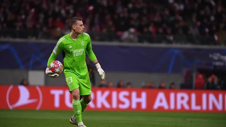 Lunin pomija trening Realu Madryt z powodu urazu